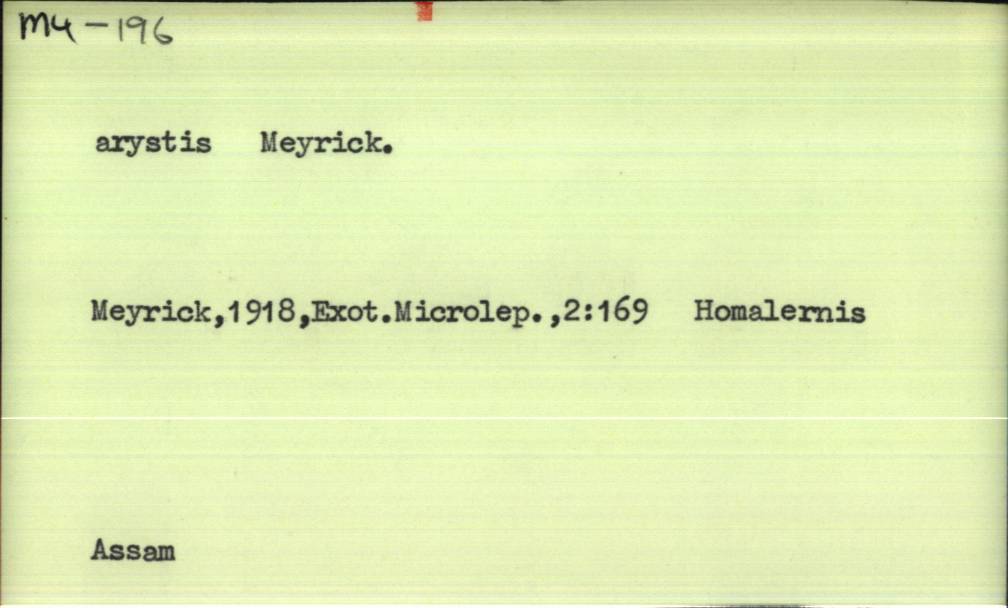 front of card